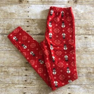 No Boundaries Holiday Snowman Leggings